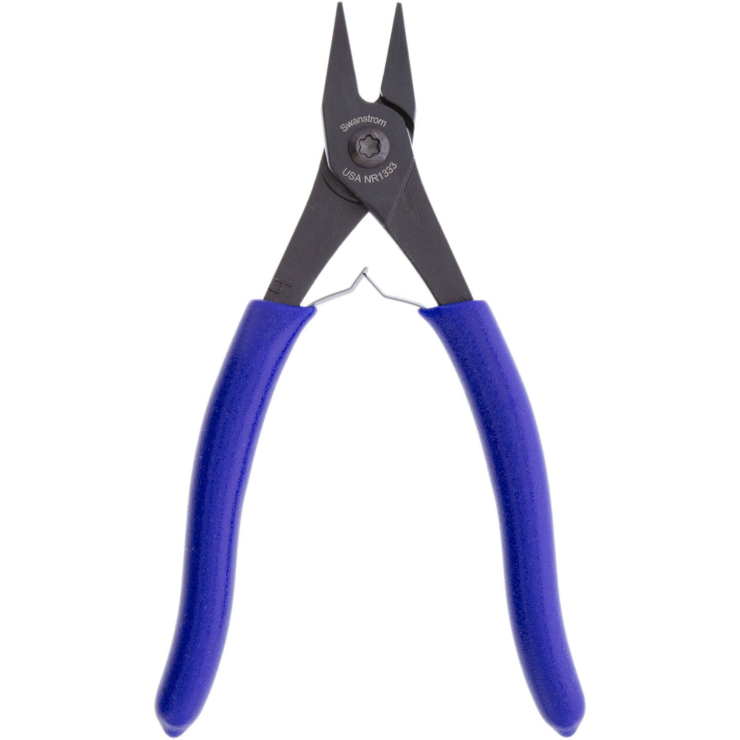 Pliers - Flat Nose, Heavy-Duty, Smooth Jaw, Long Ergonomic Handle (Swanstrom NR1333)