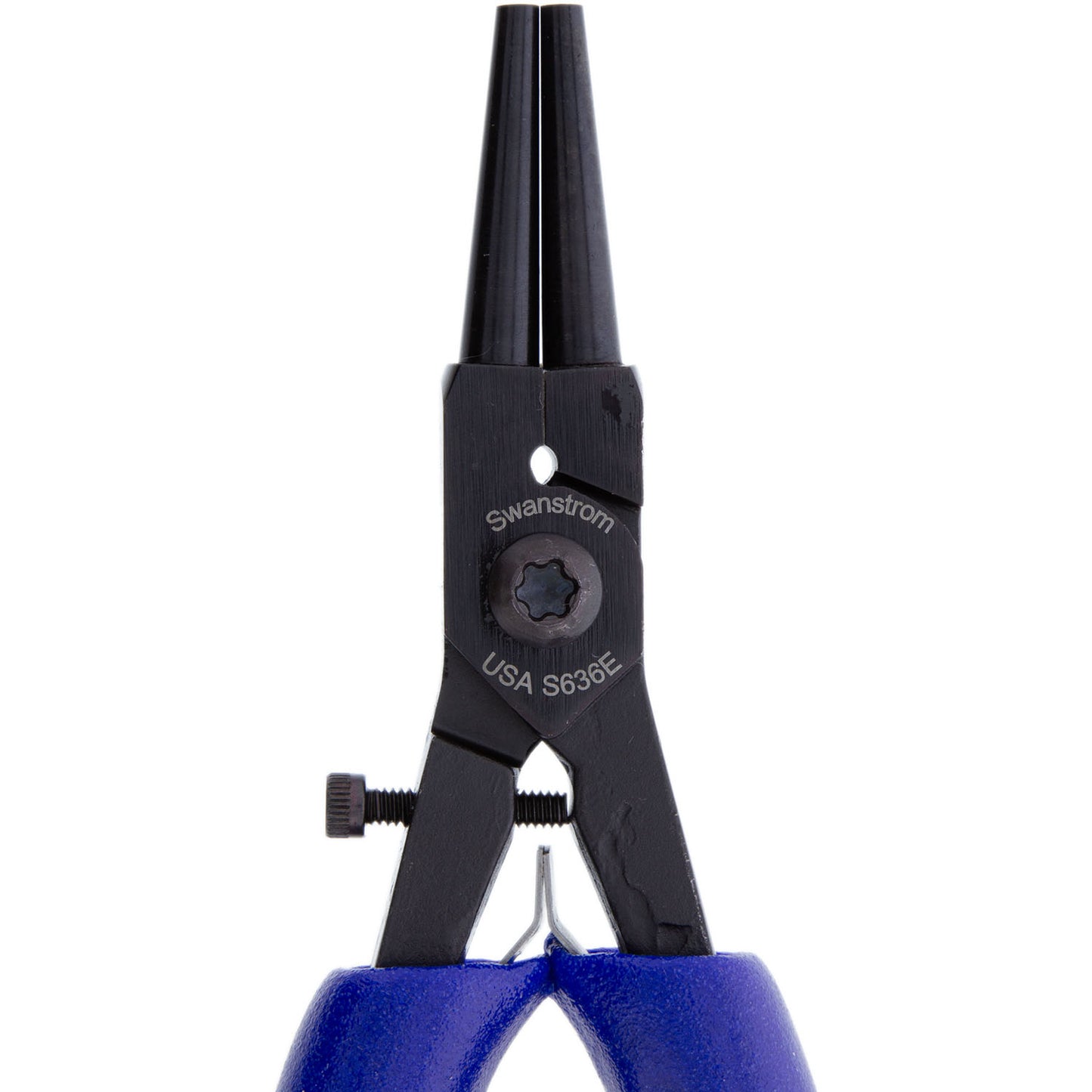 Pliers - Round Nose, Large Heavy Duty, Long Ergonomic Handle (Swanstrom® S636E)