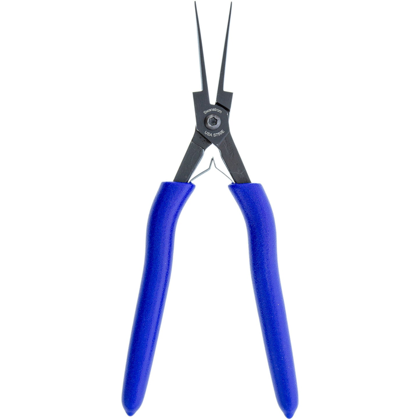 Pliers - Flat Nose, Large, Smooth Jaw, Long Ergonomic Handle (Swanstrom® S750E)