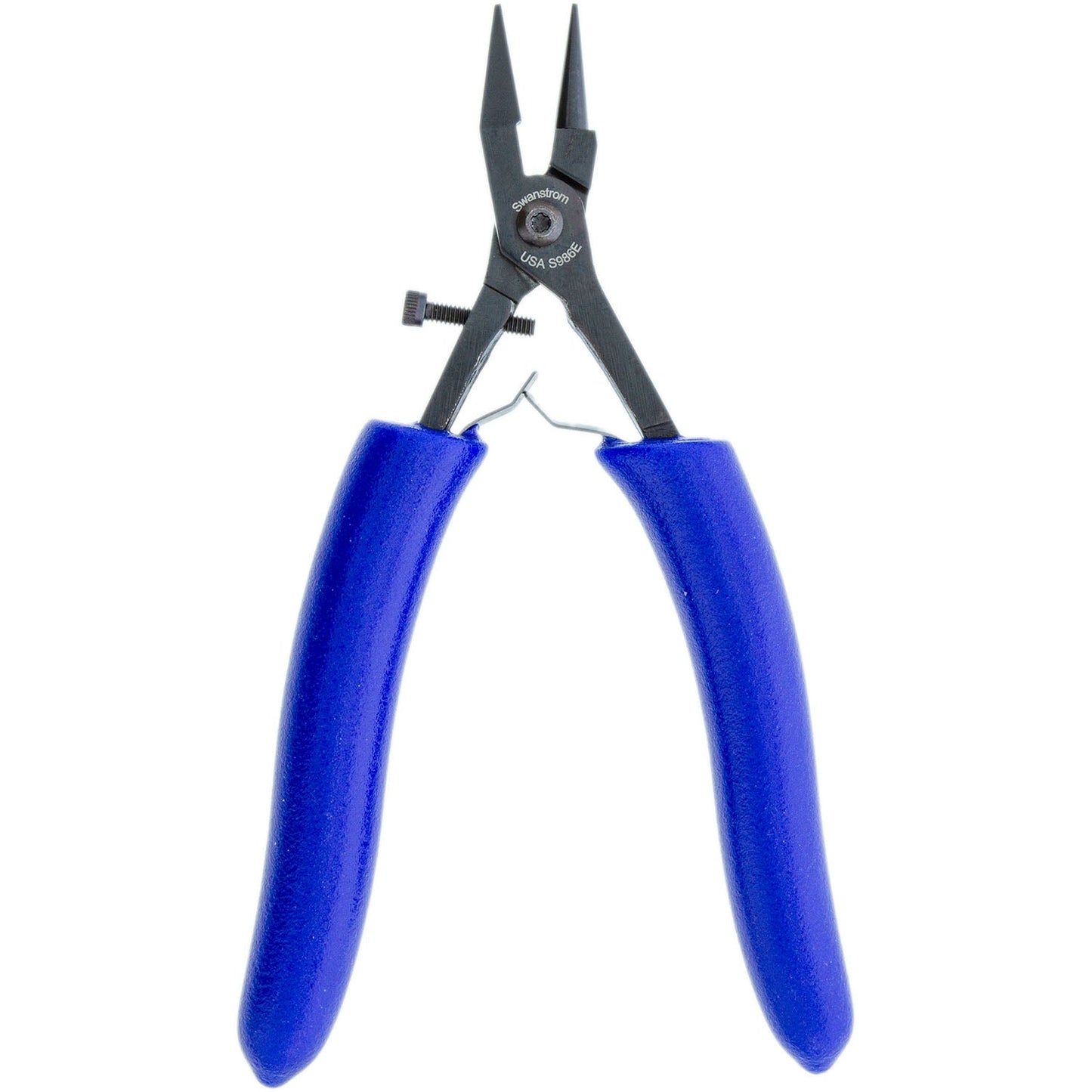 Pliers - Forming, Midsize Flat/Round Nose, Long Ergonomic Handle (Swanstrom S986E)