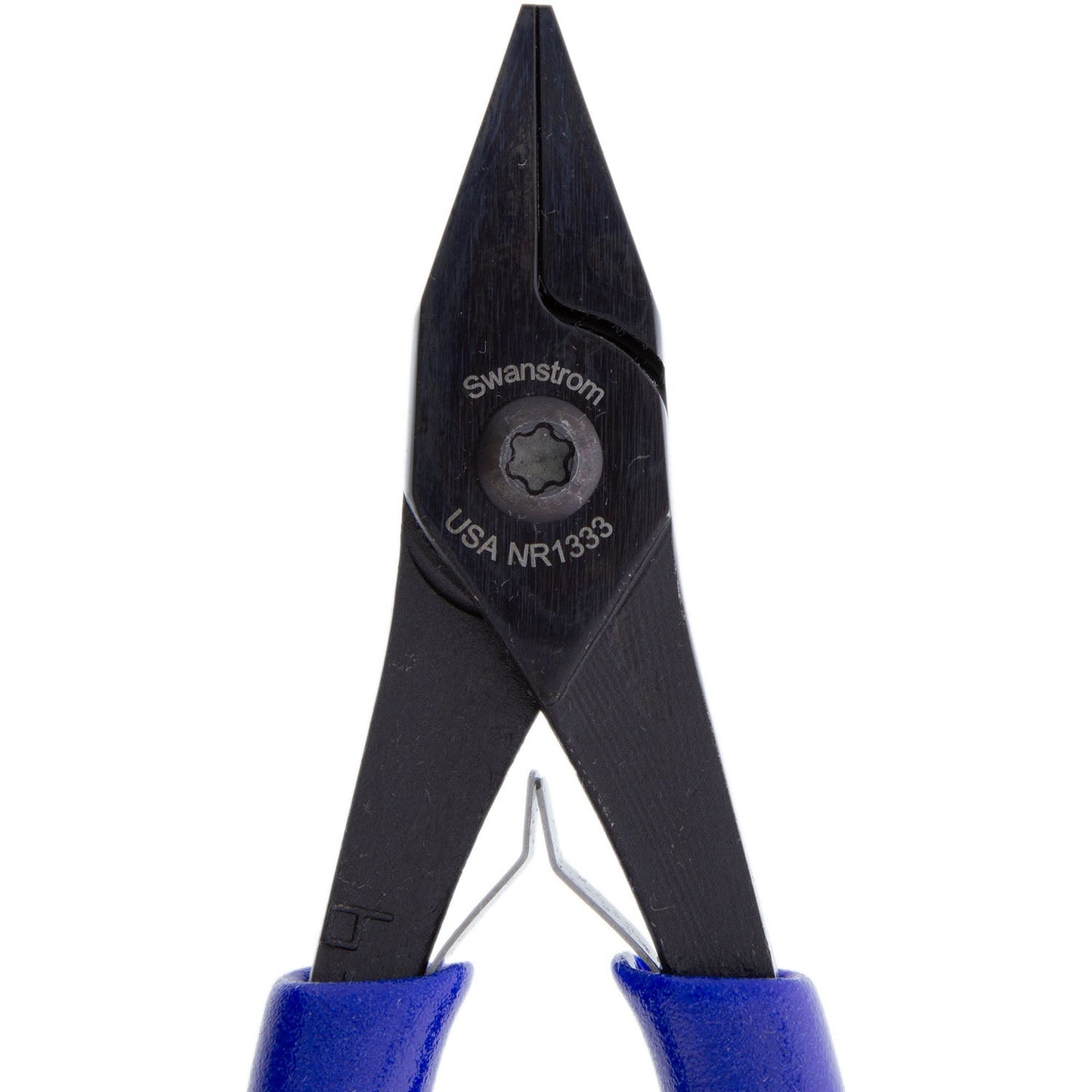 Pliers - Flat Nose, Heavy-Duty, Smooth Jaw, Long Ergonomic Handle (Swanstrom NR1333)