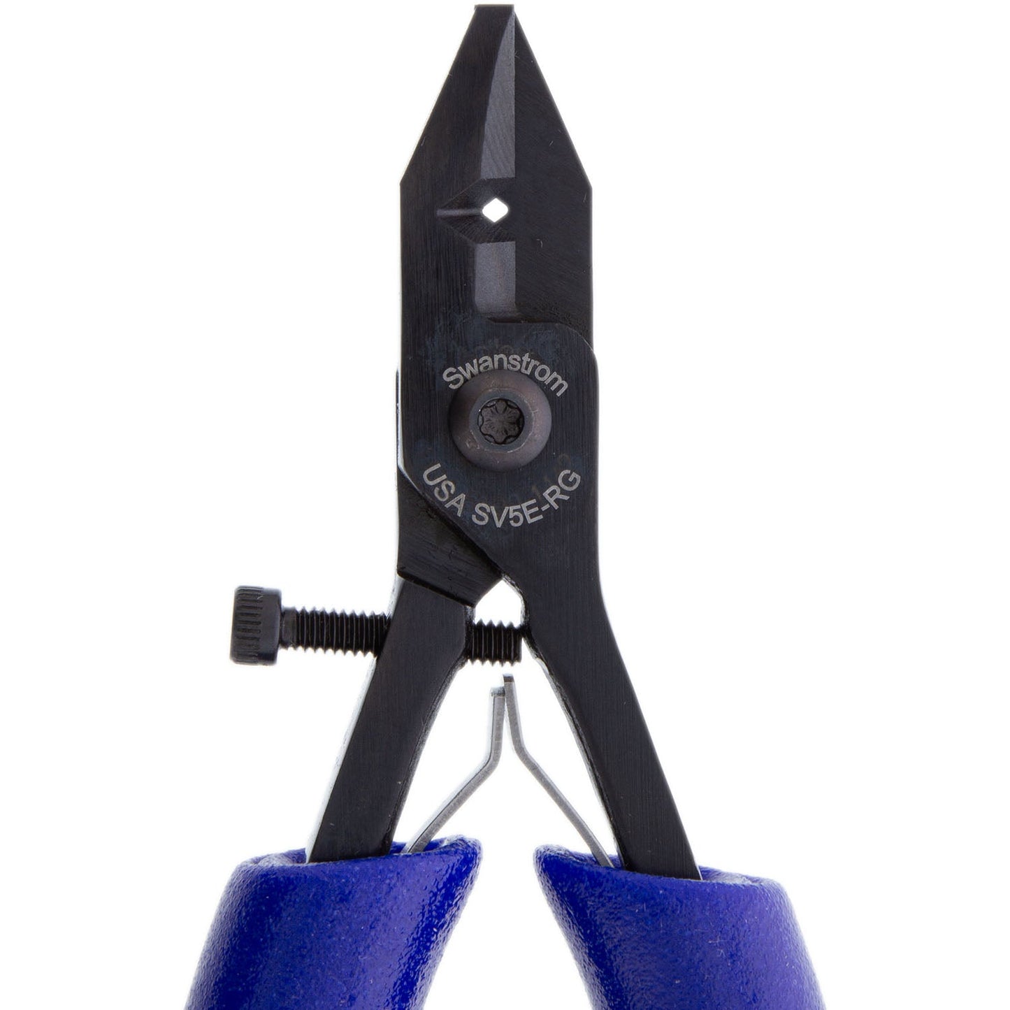 Swanstrom SV5E-RG Midsize V-Notch Wire Stripper/Shear with Long Ergonomic Handle – Rose Gold Edition